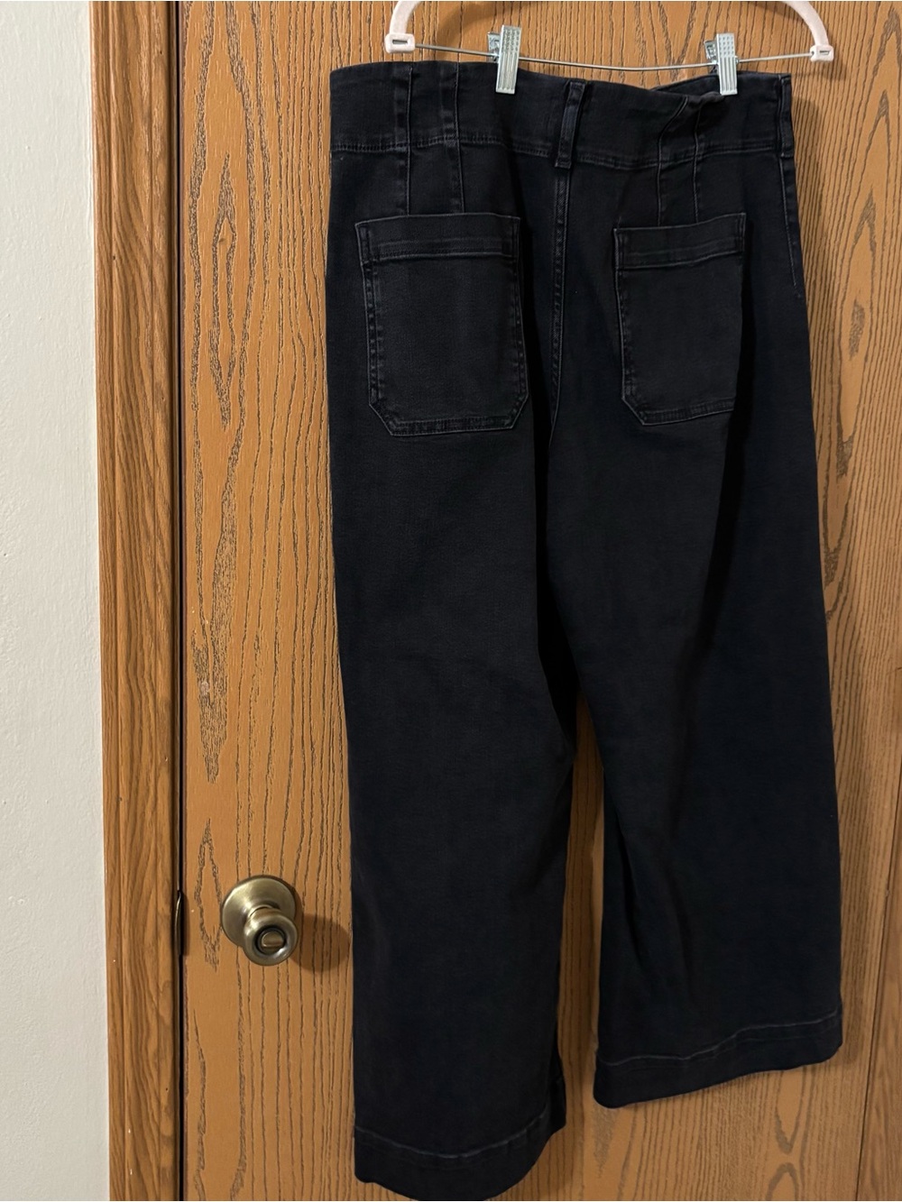 Maeve Anthropologie Colette High-Rise Crop Wide-Leg Jeans Sz 32 NWOT - Picture 3 of 4